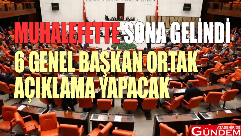 TBMM’DE YÜRÜTÜLEN "GÜÇLENDİRİLMİŞ PARLAMENTER SİSTEM" İSİMLİ ÇALIŞMADA SONA GELİNDİ ORTAK AÇIKLAMA GENEL BAŞKAN CHP PARTİ 6